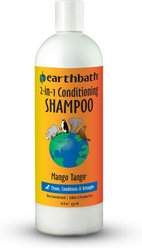 Earthbath 2-in-1 Mango Tango Conditioning Dog & Cat Shampoo, 16-fl oz bottle