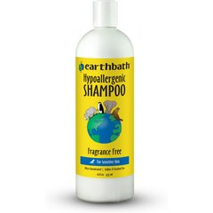 Earthbath Hypo-Allergenic Fragrance Free Dog & Cat Shampoo, 16-fl oz bottle