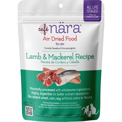 Cafe Nara Cafe Nara Lamb & Mackerel Recipe Air Dried Cat Food, 5-oz bag