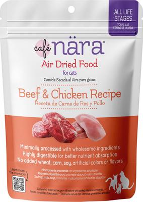 Cafe Nara Beef & Chicken Recipe Air Dried Cat Food