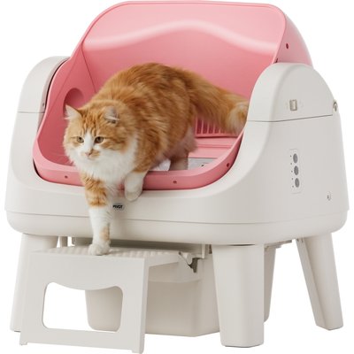 PetPivot PetPivot AutoScooper 12 Lite Automatic Cat Litter Box, Pink