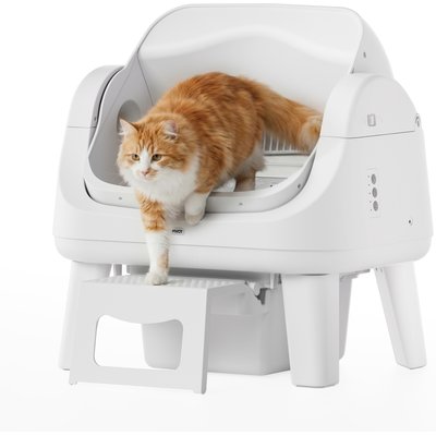 PetPivot PetPivot AutoScooper 12 Lite Automatic Cat Litter Box, White