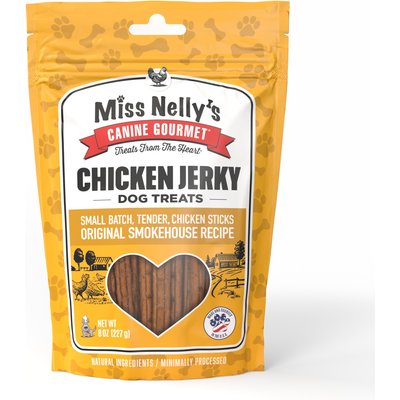 Miss Nelly's Miss Nelly's Canine Gourmet Chicken Sticks Jerky Dog Treats, 8-oz bag