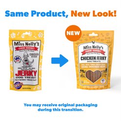Miss Nelly's Canine Gourmet Chicken Sticks Jerky Dog Treats, 8-oz bag slide 2 of 9