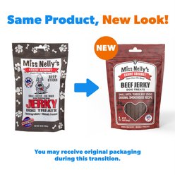 Miss Nelly's Canine Gourmet Beef Sticks Jerky Dog Treats, 16-oz bag slide 2 of 9