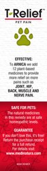 MediNatura T-Relief Natural Pain Relief for Muscles, Joints & Hips Pain Oral Drops Liquid Supplement for Dogs, Cats & Horses, 50-mL slide 2 of 5
