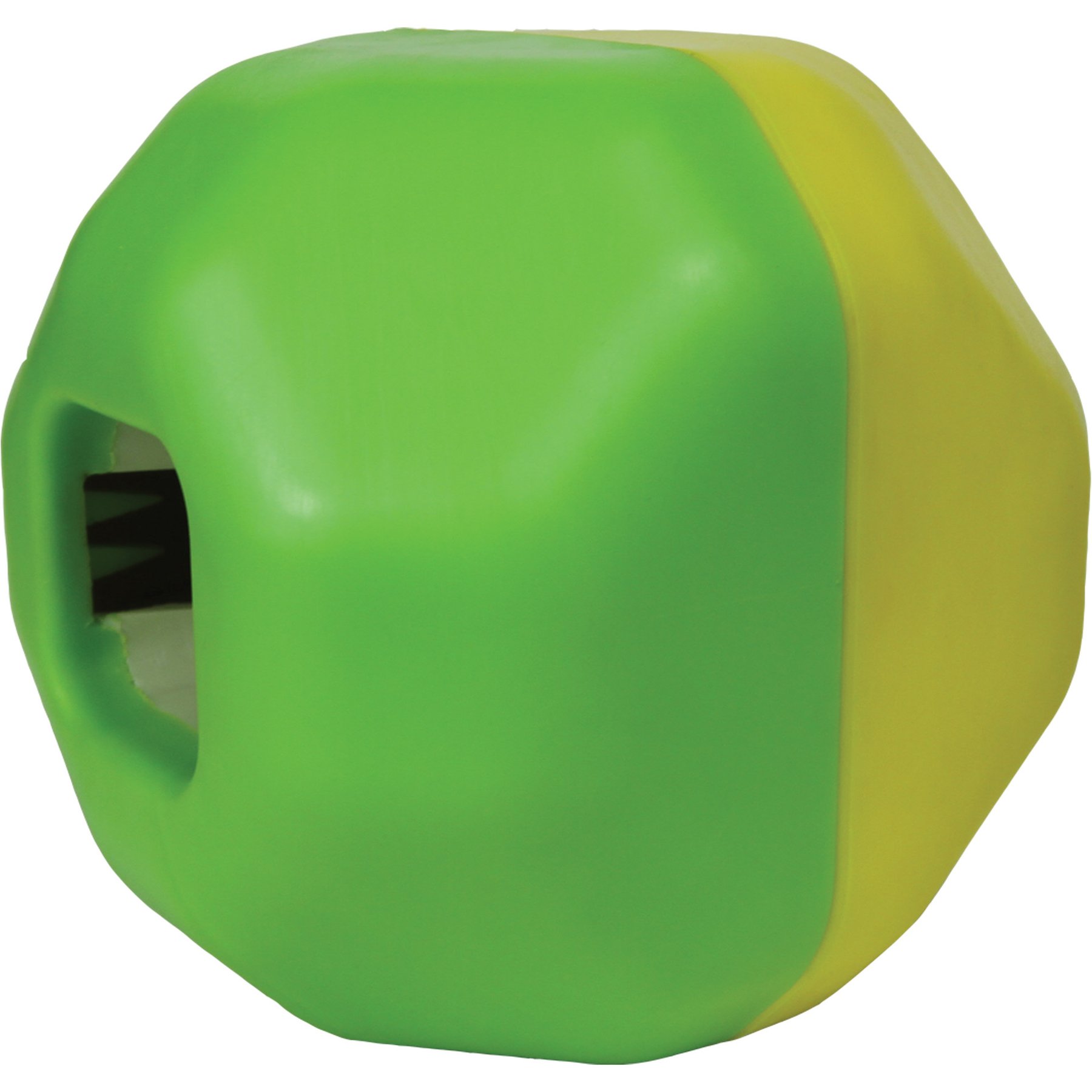 Starmark Treat Dispening Puzzle Ball Exercise Dog Toy, Yellow/Green, One Size
