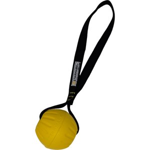 Starmark DuraFoam Ball Loop Exercise Dog Toy, Yellow, Medium: 2.5-in