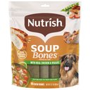 Rachael Ray Nutrish Soup Bones Premium Dog Chews with Real Chicken & Veggies Hard Dog Chews, 11 count bag