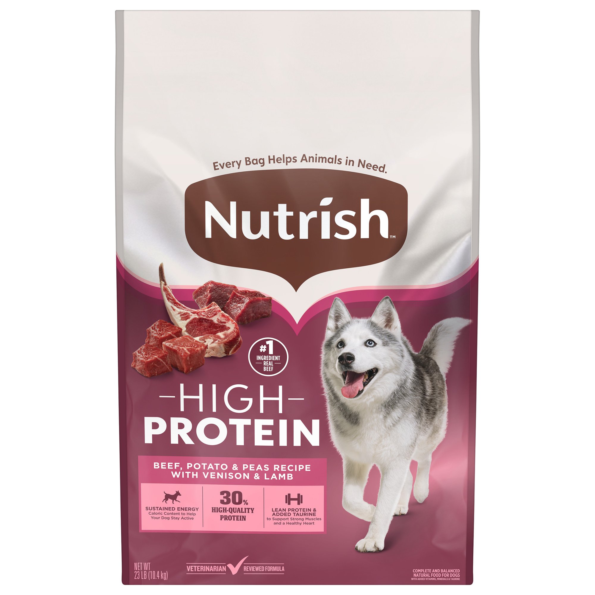 Product Reviews for RACHAEL RAY NUTRISH High Protein Beef, Potato & Peas  Recipe with Venison & Lamb Dry Dog Food
