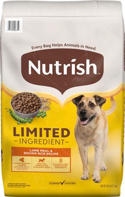 RACHAEL RAY NUTRISH Limited Ingredient Lamb Meal & Brown Rice Recipe Dry Dog  Food, 28-lb bag - Chewy.com