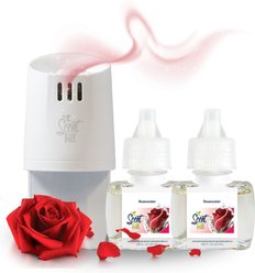 Scent Fill Rosewater Plug In Dog Air Freshener Kit, 20-mL bottle, 3 count