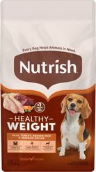 Rachael Ray Nutrish Healthy Weight Real Turkey, Brown Rice & Venison Recipe Dry Dog Food, 5.5-lb bag