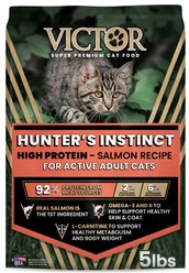 VICTOR Active Hunter's Instinct High Protein Salmon Recipe Dry Cat Food, 5-lb bag