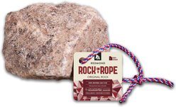 Redmond Rock on a Rope Mined Salt Lick Horse Treat, 7-lb