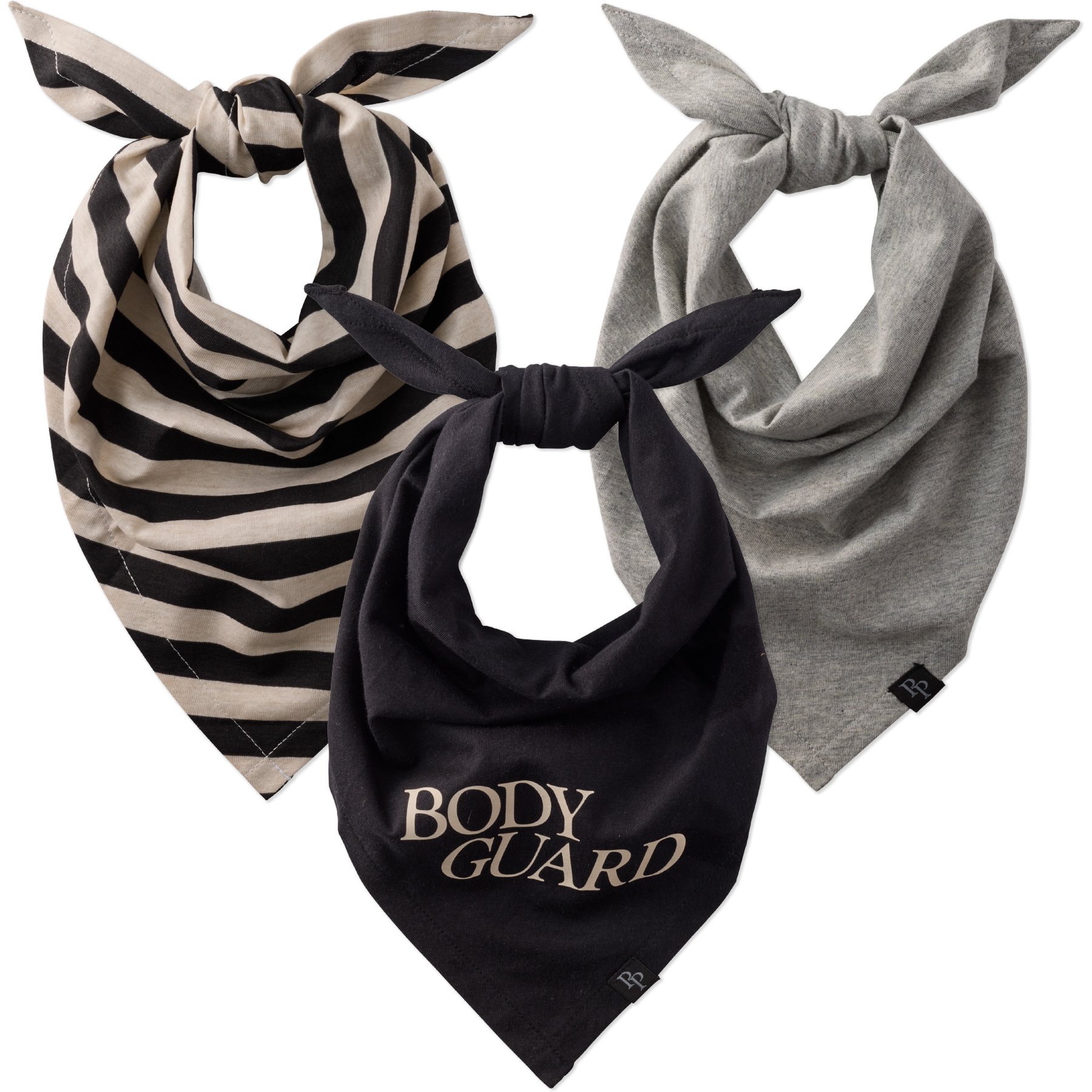 Pet Passion Black Sand Dog Bandana, Black Sand, Large, 3 count