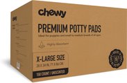 Chewy Made X-Large Premium Dog Training & Potty Pads (FORMERLY FRISCO), 28 x 34-in, Unscented, 150 count