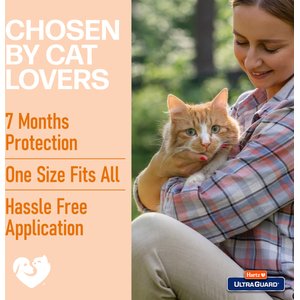 Hartz UltraGuard Flea & Tick Collar for Cats, 1 Collar (7-mos. supply), Purple