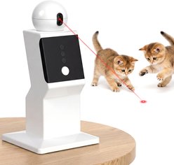 Casfuy 3 Speed Modes Rechargeable Automatic Interactive 360° Electronic Lasers Cat Toy