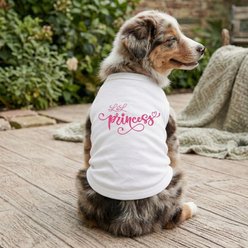 Doggie Design Lil Princess Graphic Dog Shirt, White, XXX-Large slide 2 of 3