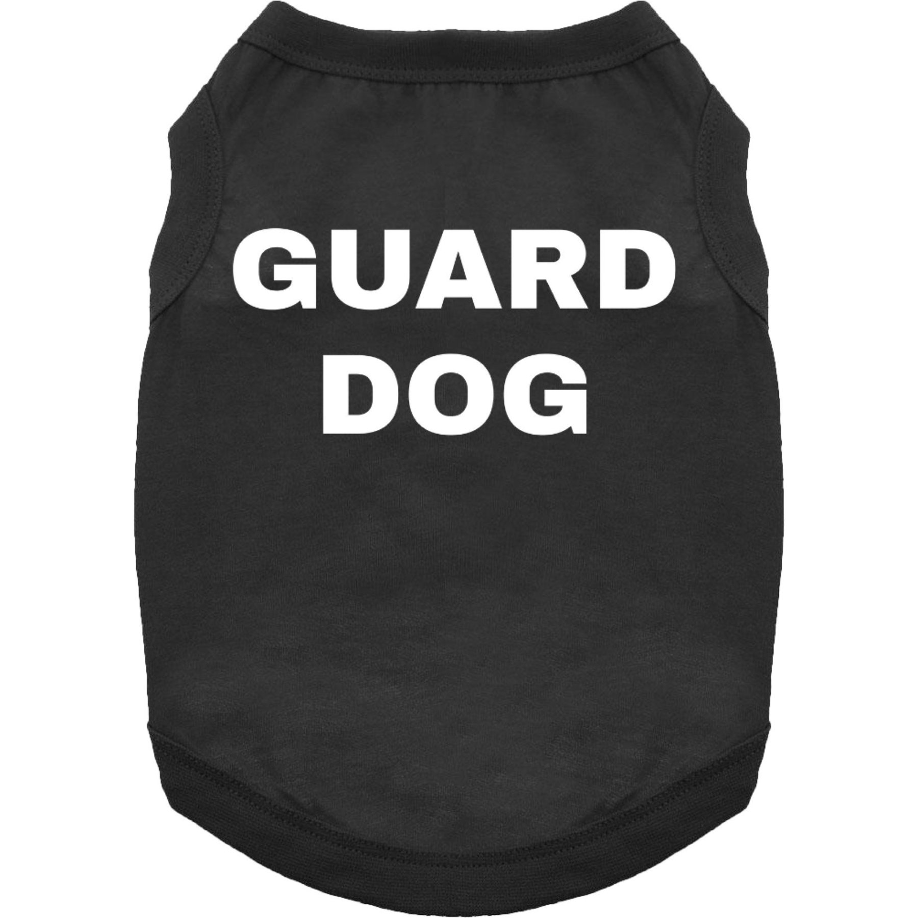 Doggie Design Guard Graphic Dog Shirt, Black, Medium