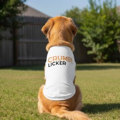 Doggie Design Crumb Licker Graphic Dog Shirt, White, XX-Large slide 2 of 3