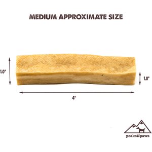 peaksNpaws Yak Milk Medium Dog Value Pack Dog Chew Treats, 3 count