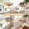 Show in main carousel: Happy & Polly Flower-Shaped Desk Natural Woven Orthopedic Elevated Cat Bed slide 8 of 9
