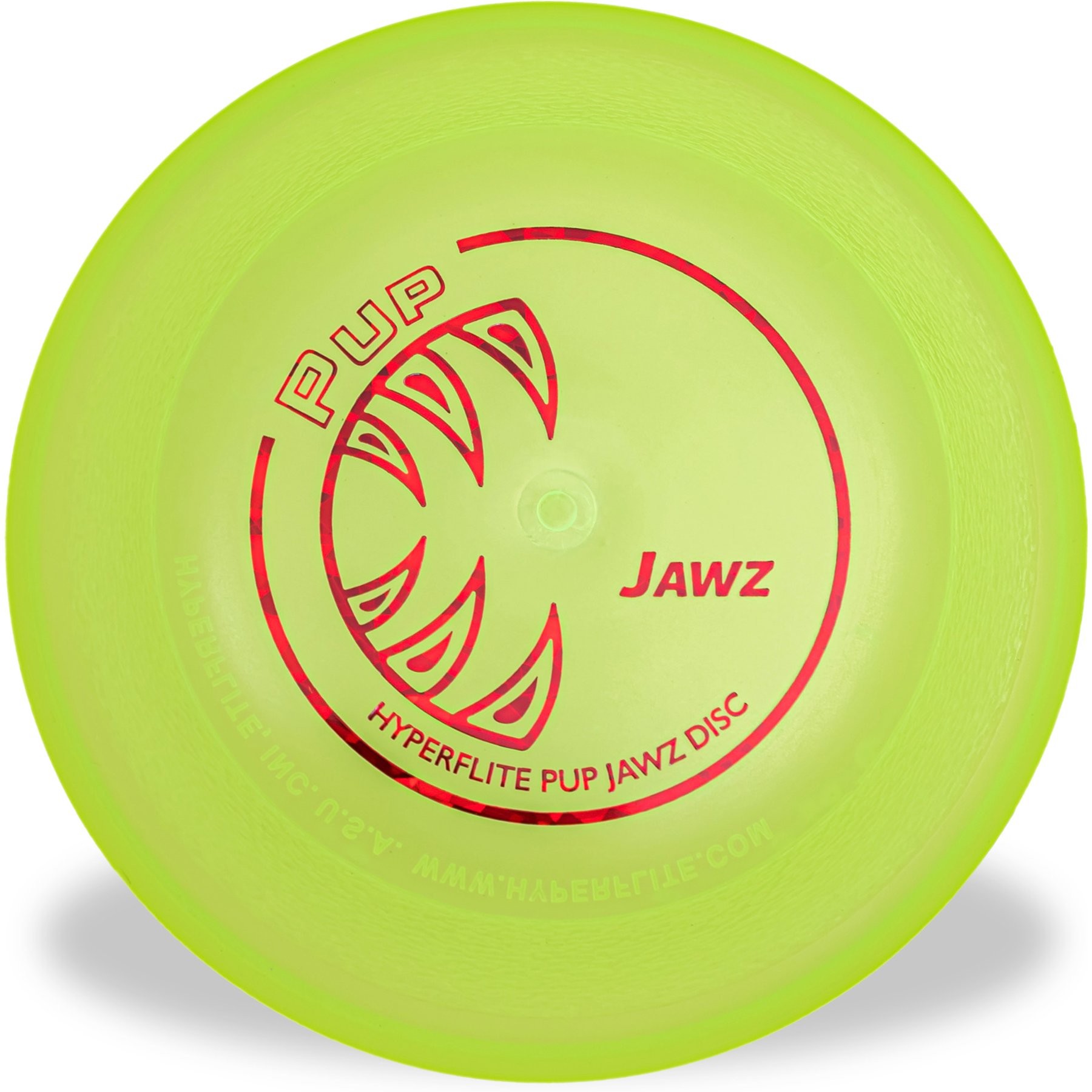 Hyperflite Pup Jawz Disc Dog Toy, Lemon-Lime