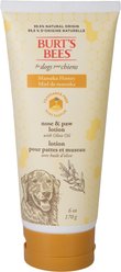 Burt's Bees Manuka Honey Paw & Nose Hydrating Dog Lotion with Olive Oil, 6-fl oz bottle