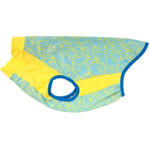 Body Glove Crystal Cool Accessories Floral Dog Cooling Shirt, Blue, Small