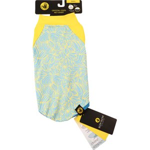 Body Glove Crystal Cool Accessories Floral Dog Cooling Shirt, Blue, Small