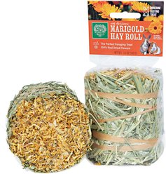 Small Pet Select Timothy Hay Roll High-Fiber Marigold Small Animal Treats, 2 Pack