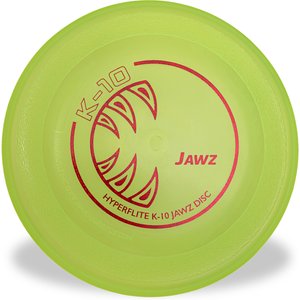 Hyperflite K-10 Jawz Disc Dog Toy, Lemon-Lime