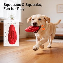 Potaroma Corn-Shaped Squeaky Dog Chew Toy slide 2 of 7