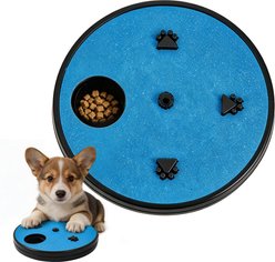 Mora Pets Scratch Board Dog Nail File with Puzzle Toy & Treat Box, 13-in