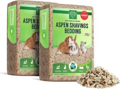 Small Pet Select Aspen Natural Wood Small Animal Bedding, Brown, 141-L, 2 count slide 1 of 6