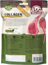 Wild Eats 5-inch Lamb Flavor Collagen Retriever Style Cheek Rolls Hard Dog Chews, 4 count slide 2 of 2