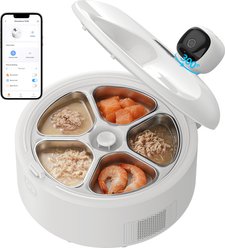 Invengo Smart Heating & Cooling Wet Cat Food Feeder, White slide 1 of 9