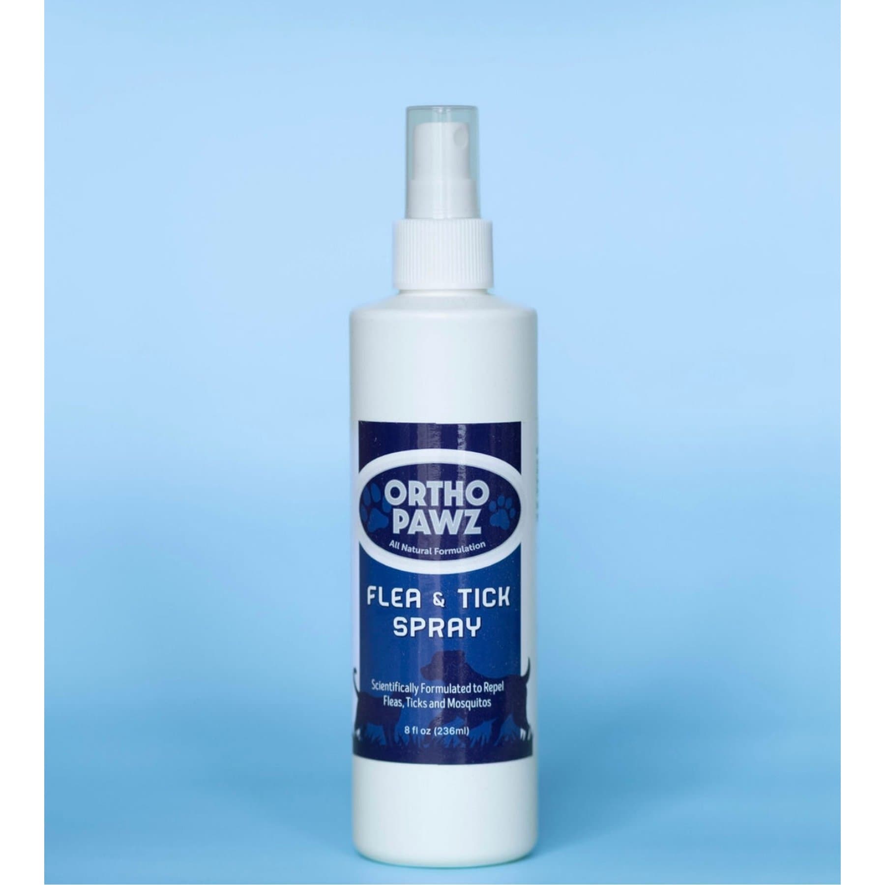 Ortho Pawz All Natural Dog & Cat Flea & Tick Spray, 8 fl oz bottle