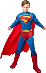 Rubie's Costume Company Superman Movie: Superman Deluxe Kids Costume, Large