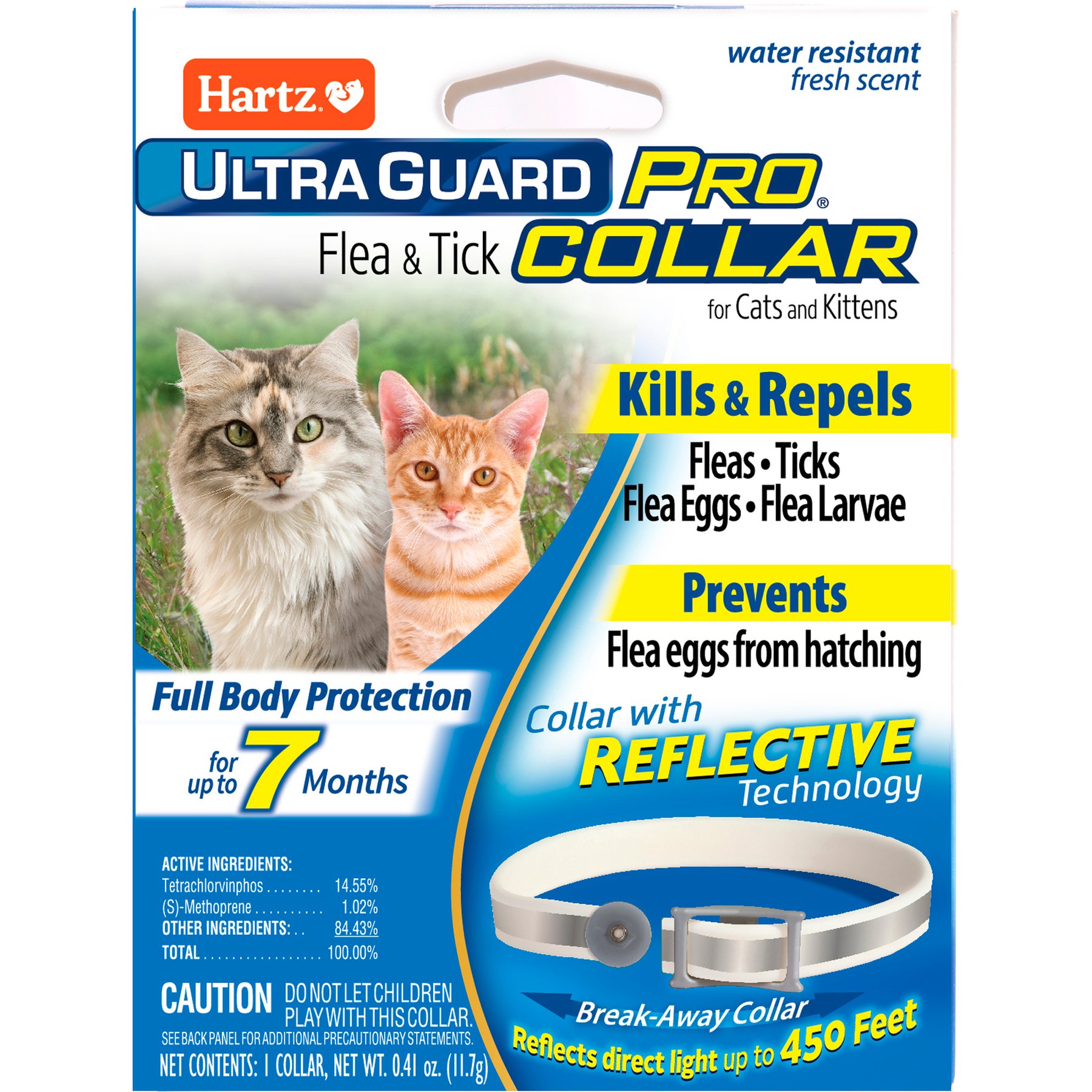 Hartz Hartz UltraGuard Pro Flea & Tick Collar for Cats, 1 Collar (7-mos. supply)