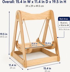 NonoPets Eco-Friendly Swing Cat Bed slide 2 of 9
