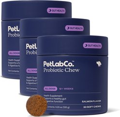 PetLabCo. Probiotic Salmon Flavored Soft Chews for Dogs, 90 count