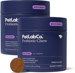 PetLabCo. Probiotic Pork Flavored Soft Chews for Dogs, 60 count