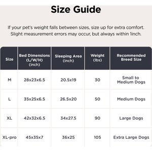 Bedsure Orthopedic Bolster Dog Sofa Bed with Removable Cover, Grey, X-Large: 42 x 32 x 6.5-in