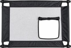 Pet Life Porta-Gate Travel Collapsible & Adjustable Dog Gate, Black