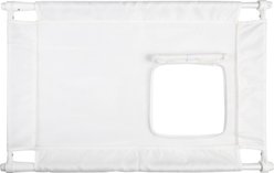 Pet Life Porta-Gate Travel Collapsible & Adjustable Dog Gate, White