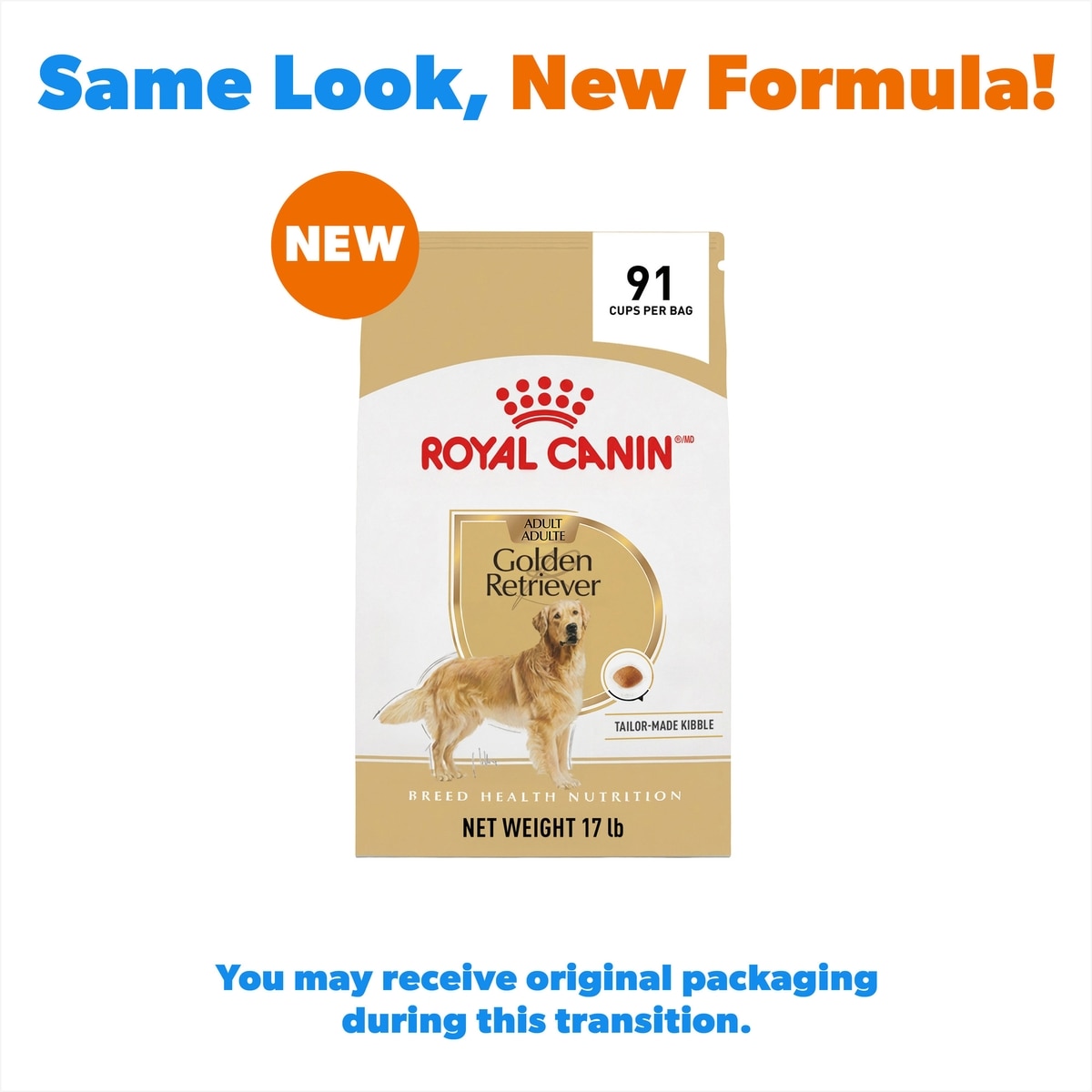 Royal Canin Golden Retriever Adult Dry Dog Food (Free Shipping