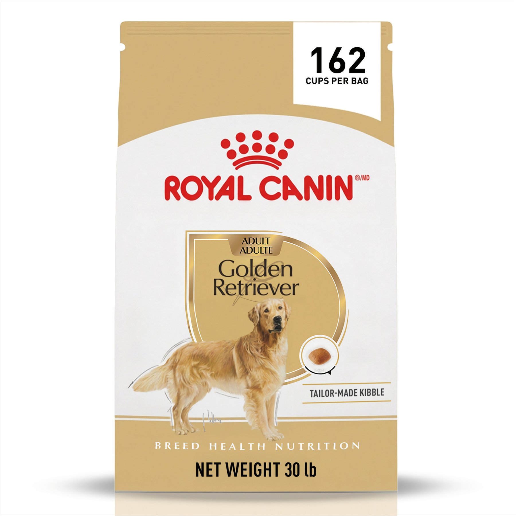 Royal Canin Breed Health Nutrition Golden Retriever Adult Dry Dog Food, 30-lb bag